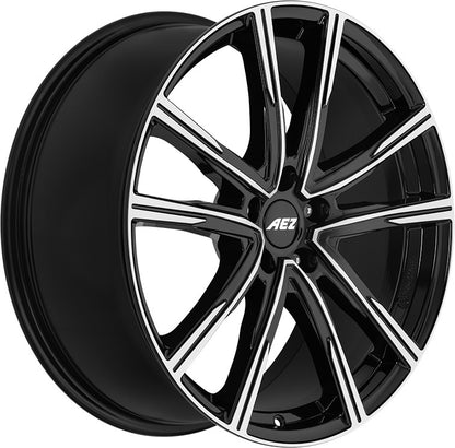 AEZ Montreal black/polished 7.5x19 ET50 - LK5/112 ML57.1
