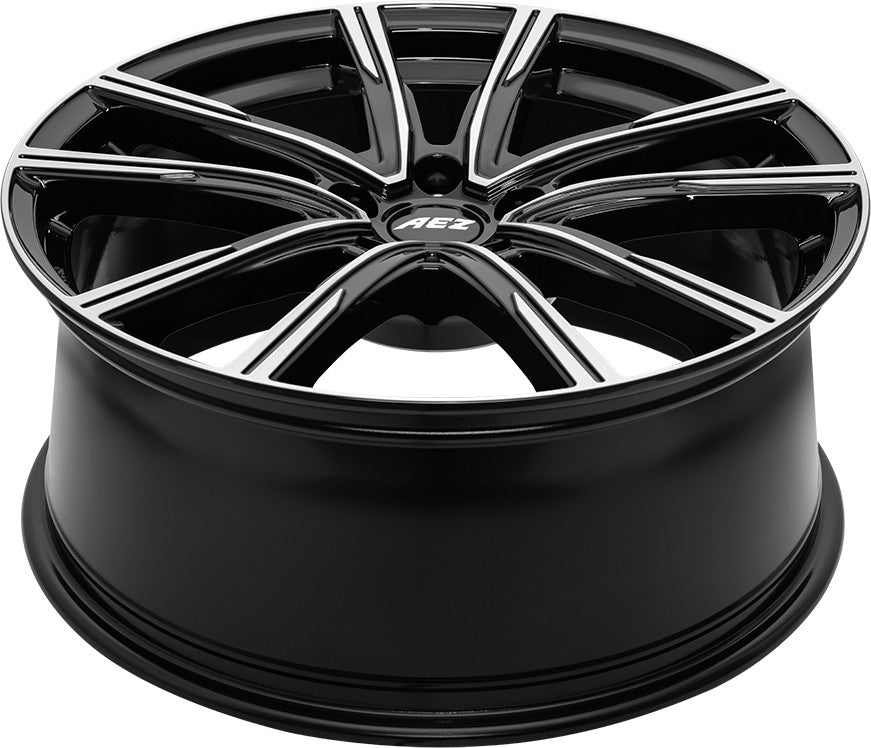 AEZ Montreal black/polished 7.5x19 ET51 - LK5/114.3 ML67.1