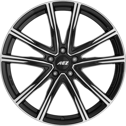 AEZ Montreal black/polished 8.5x20 ET45 - LK5/108 ML63.4