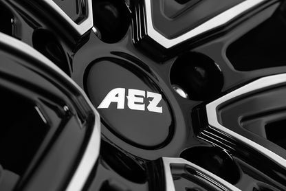 AEZ Montreal black/polished 8.5x20 ET45 - LK5/108 ML63.4
