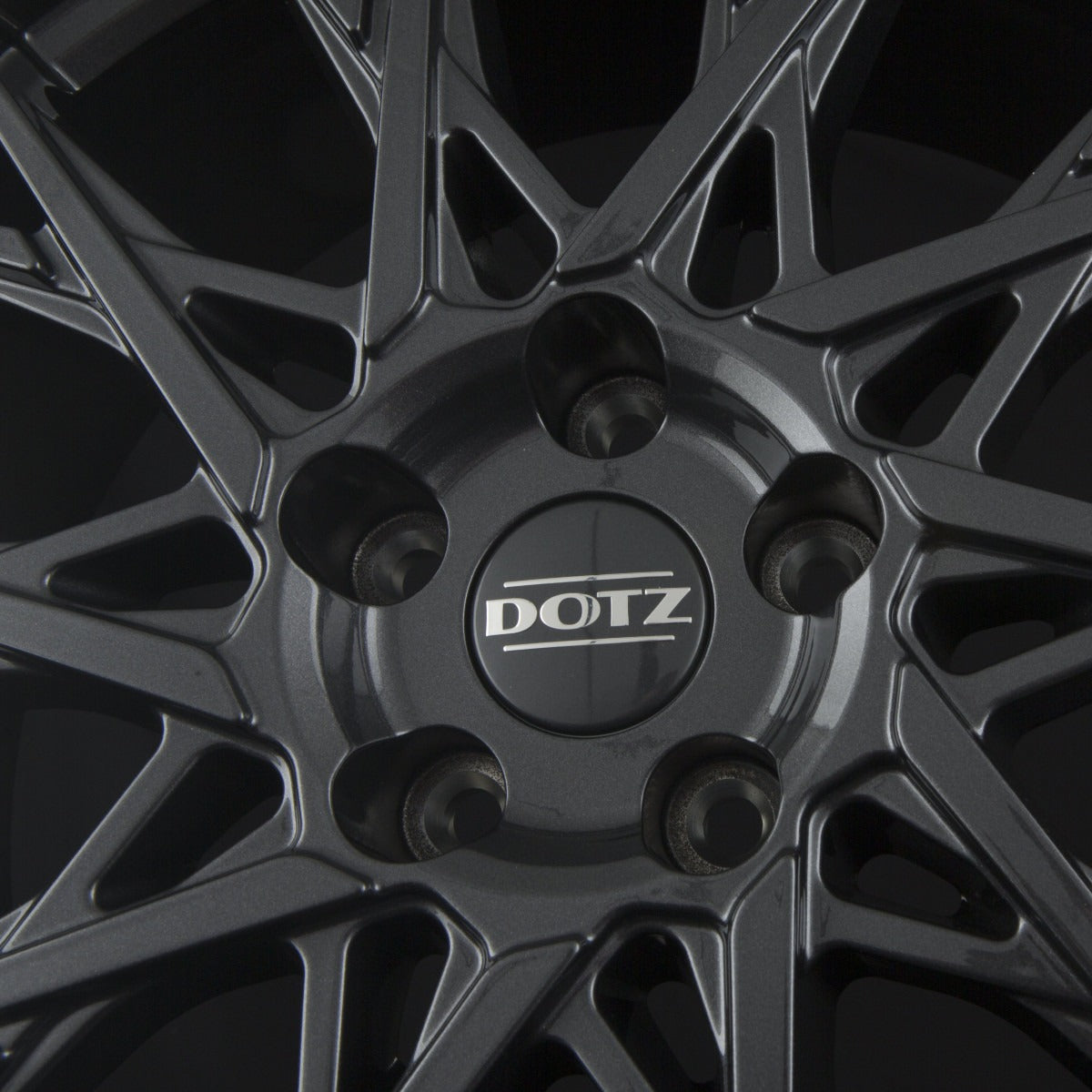 Dotz Fuji GREY - Gunmetal Alufelge 8x18 Zoll ET45 LK 5x108 ML70.1 – Bild 4