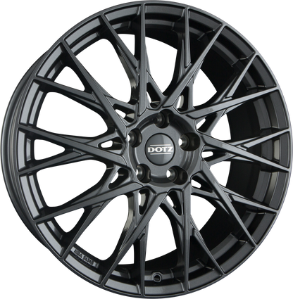 Dotz Fuji GREY - Gunmetal Alufelge 8x19 Zoll ET40 LK 5x108 ML70.1 – Bild 2