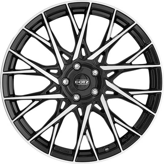 Dotz Fuji black/polished 7.5x18 ET31 - LK4/108 ML65.1 – Bild 2