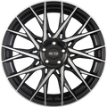 Dotz Fuji DARK - Schwarz Frontpoliert Alufelge 7.5x18 Zoll ET50 LK 5x112 ML57.1