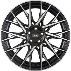 Dotz Fuji DARK - Schwarz Frontpoliert Alufelge 7.5x18 Zoll ET50 LK 5x112 ML57.1
