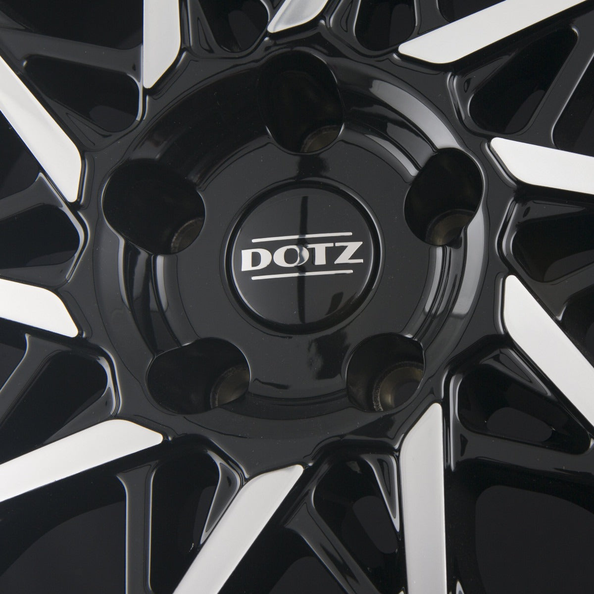 Dotz Fuji DARK - Schwarz Frontpoliert Alufelge 7.5x18 Zoll ET50 LK 5x112 ML57.1 – Bild 4