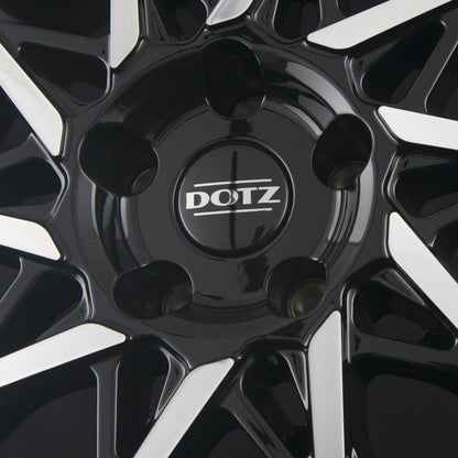 Dotz Fuji DARK - Schwarz Frontpoliert Alufelge 7.5x18 Zoll ET50 LK 5x112 ML57.1 – Bild 4
