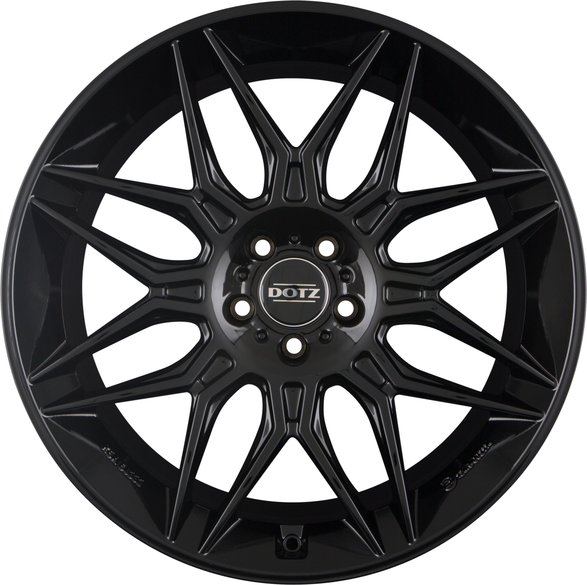 Dotz Longbeach BLACK - Schwarz Glänzend Alufelge 9x20 Zoll ET42 LK 5x120 ML65.1