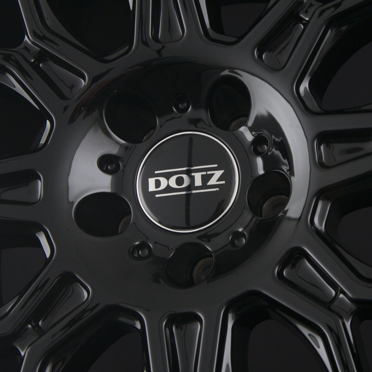Dotz Longbeach BLACK - Schwarz Glänzend Alufelge 9.5x21 Zoll ET37 LK 5x112 ML66.6 – Bild 5