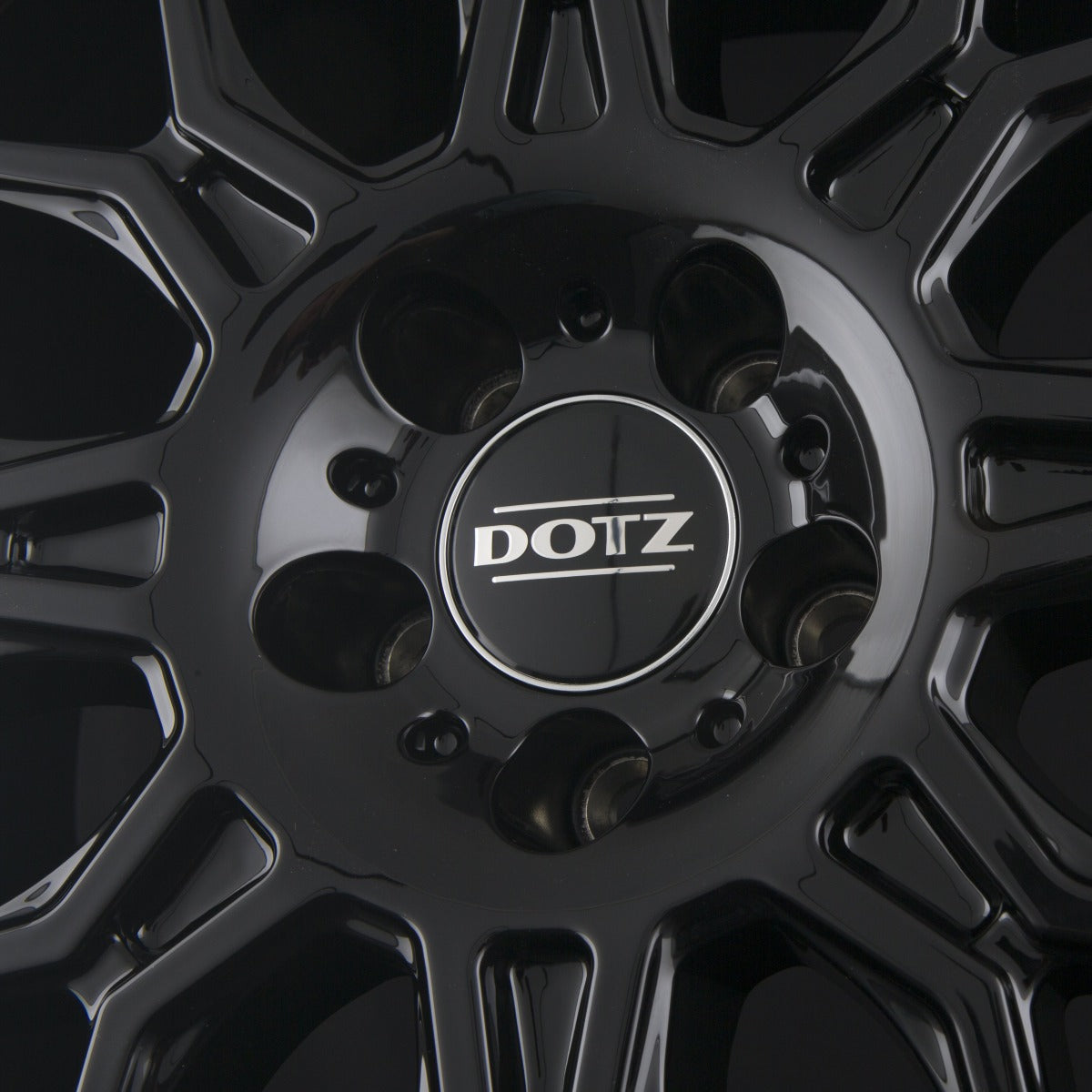 Dotz Longbeach DARK - Schwarz Glänzend Poliertes Horn Alufelge 9x20 Zoll ET42 LK 5x120 ML65.1 – Bild 5