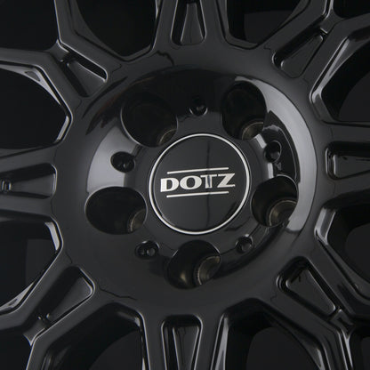 Dotz Longbeach DARK - Schwarz Glänzend Poliertes Horn Alufelge 10x20 Zoll ET22 LK 5x112 ML66.6 – Bild 5