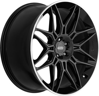 Dotz Longbeach black/polished lip Alufelge 10.5x21 Zoll ET48 LK 5x114.3 ML64.1 – Bild 3