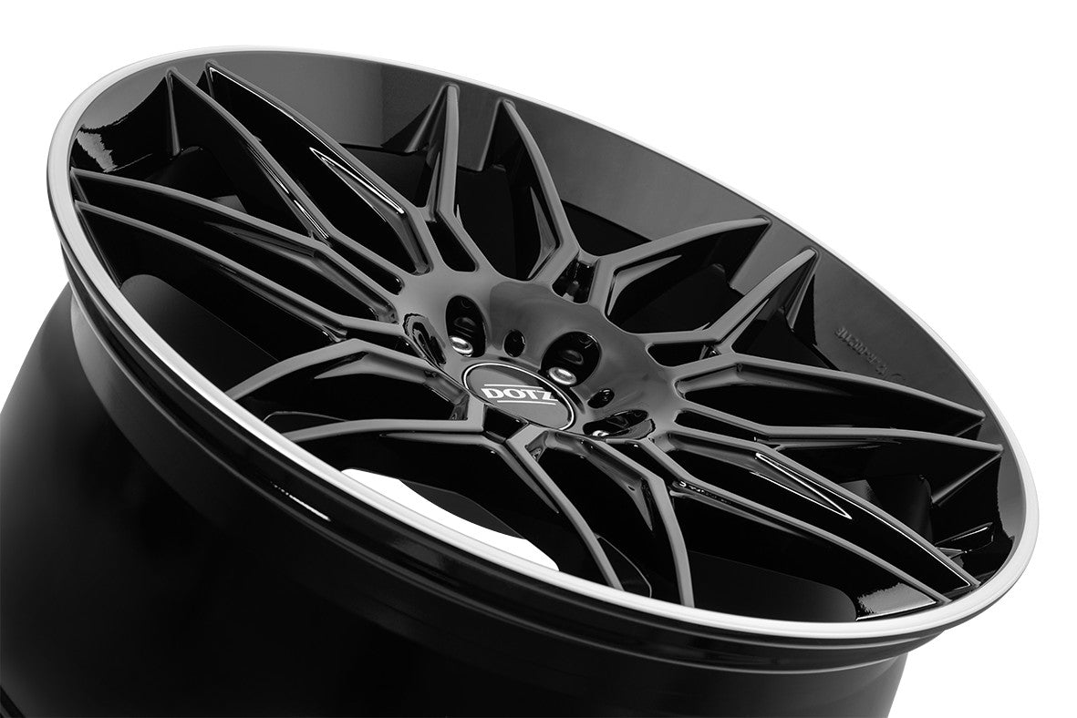 Dotz Longbeach black/polished lip Alufelge 10.5x21 Zoll ET48 LK 5x114.3 ML64.1 – Bild 4