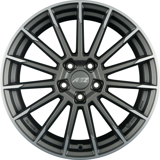 AEZ Atlanta TITAN - Graphite Matt Frontpoliert Alufelge 9x20 Zoll ET28 LK 5x112 ML70.1