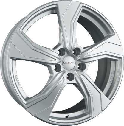 Dezent KB SILVER - Silber Alufelge 7x17 Zoll ET53 LK 5x114.3 ML67.1 – Bild 2