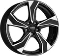Dezent KB black/polished Alufelge 6.5x16 Zoll ET46 LK 5x112 ML57.1