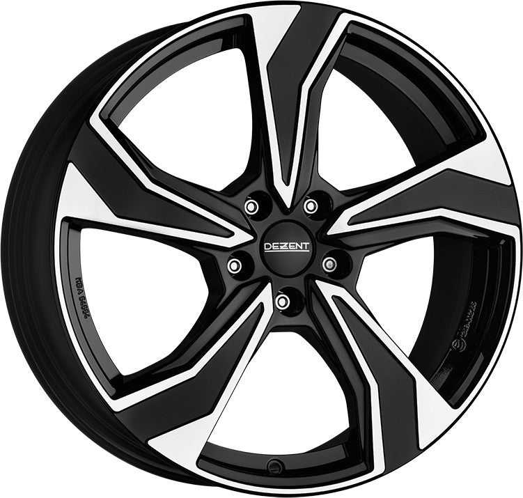 Dezent KB black/polished Alufelge 6.5x16 Zoll ET46 LK 5x112 ML57.1