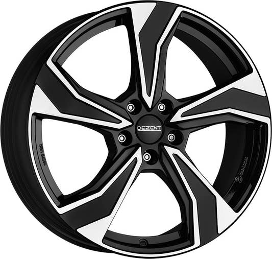 Dezent KB black/polished Alufelge 7.5x17 Zoll ET51 LK 5x112 ML57.1