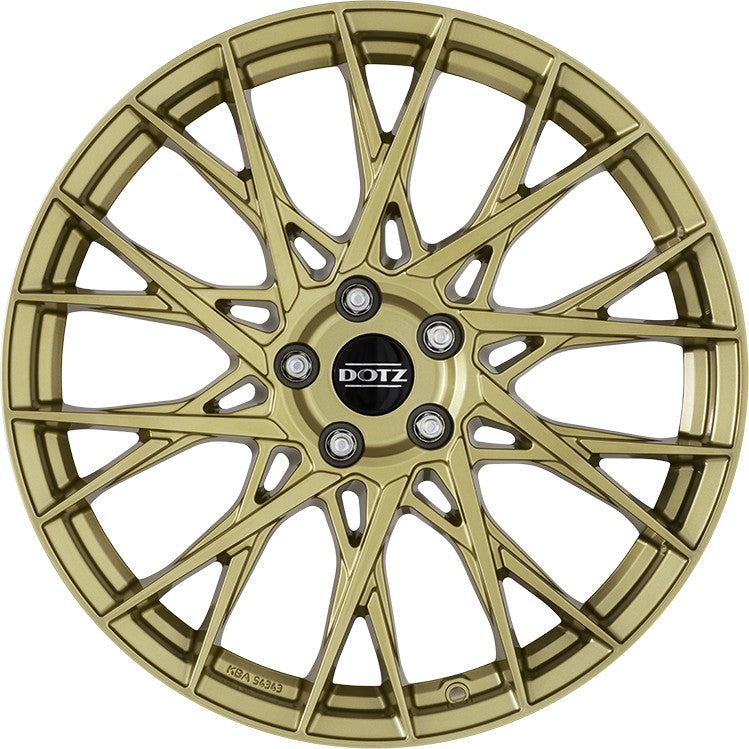 Dotz Fuji gold Alufelge 8x19 Zoll ET48 LK 5x114.3 ML71.6 – Bild 2