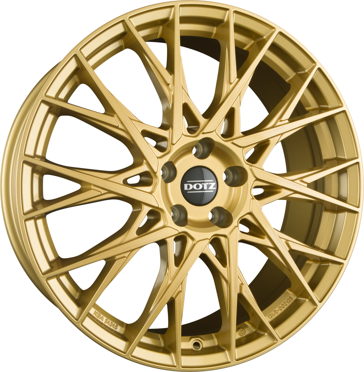 Dotz Fuji GOLD - Gold Alufelge 9x20 Zoll ET42 LK 5x112 ML57.1