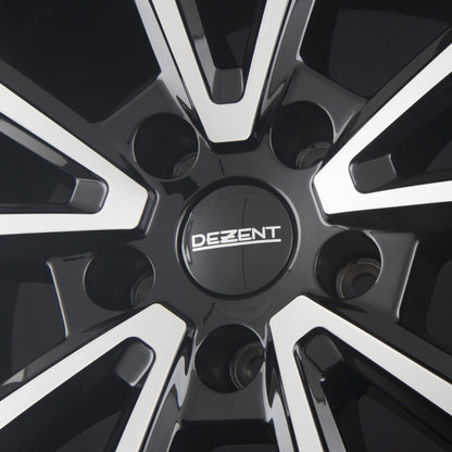 Dezent AR DARK - Schwarz Frontpoliert Alufelge 7x18 Zoll ET50 LK 5x114.3 ML67.1 – Bild 4