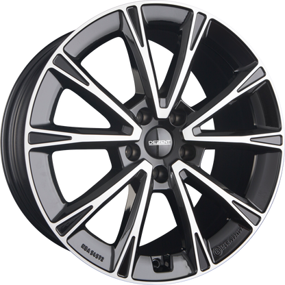 Dezent AR DARK - Schwarz Frontpoliert Felge 8.5x20 Zoll ET54.5 LK 5x114.3 ML67.1 – Bild 2