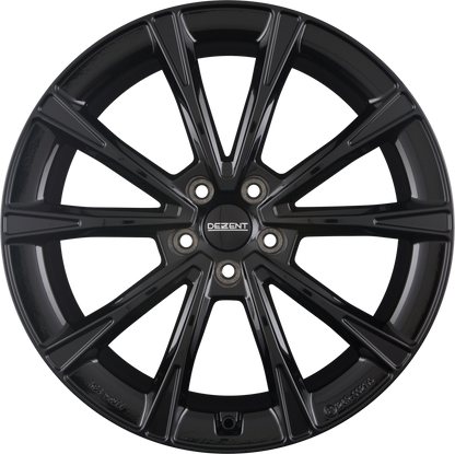Dezent AR BLACK - Schwarz Glänzend Alufelge 7.5x18 Zoll ET50 LK 5x112 ML66.6