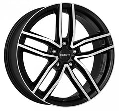 Dezent TR black polished Alufelge 7x17 Zoll ET45 LK 5x114.3 ML64.1