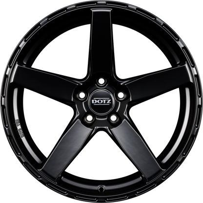 Dotz Marinabay BLACK - Schwarz Matt Alufelge 8.5x19 Zoll ET45 LK 5x112 ML70.1