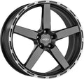 Dotz MarinaBay gunmetal/polished lip Alufelge 8x19 Zoll ET40 LK 5x112 ML70.1