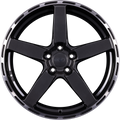 Dotz Marinabay DARK - Gunmetal Poliertes Horn Alufelge 9.5x19 Zoll ET40 LK 5x120 ML72.6