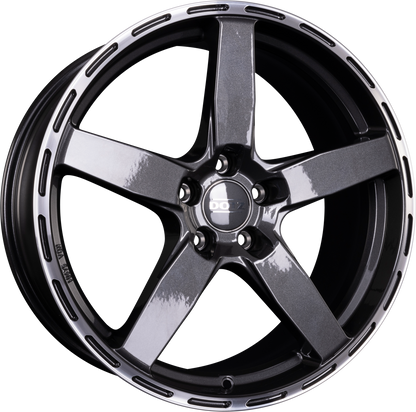 Dotz Marinabay DARK - Gunmetal Poliertes Horn Alufelge 9.5x19 Zoll ET40 LK 5x120 ML72.6 – Bild 2