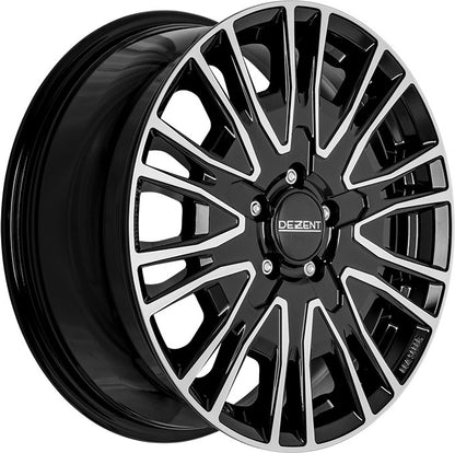 Dezent KE black/polished 7x17 ET55 - LK5/120 ML65.1 – Bild 3