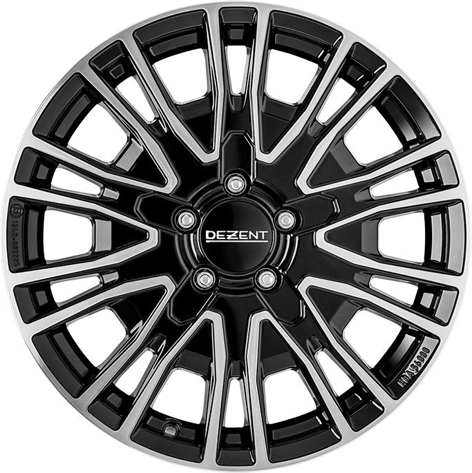 Dezent KE black/polished 7x17 ET33 - LK5/130 ML84.1 – Bild 2