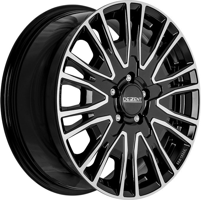 Dezent KE black/polished 7x17 ET33 - LK5/130 ML84.1 – Bild 3