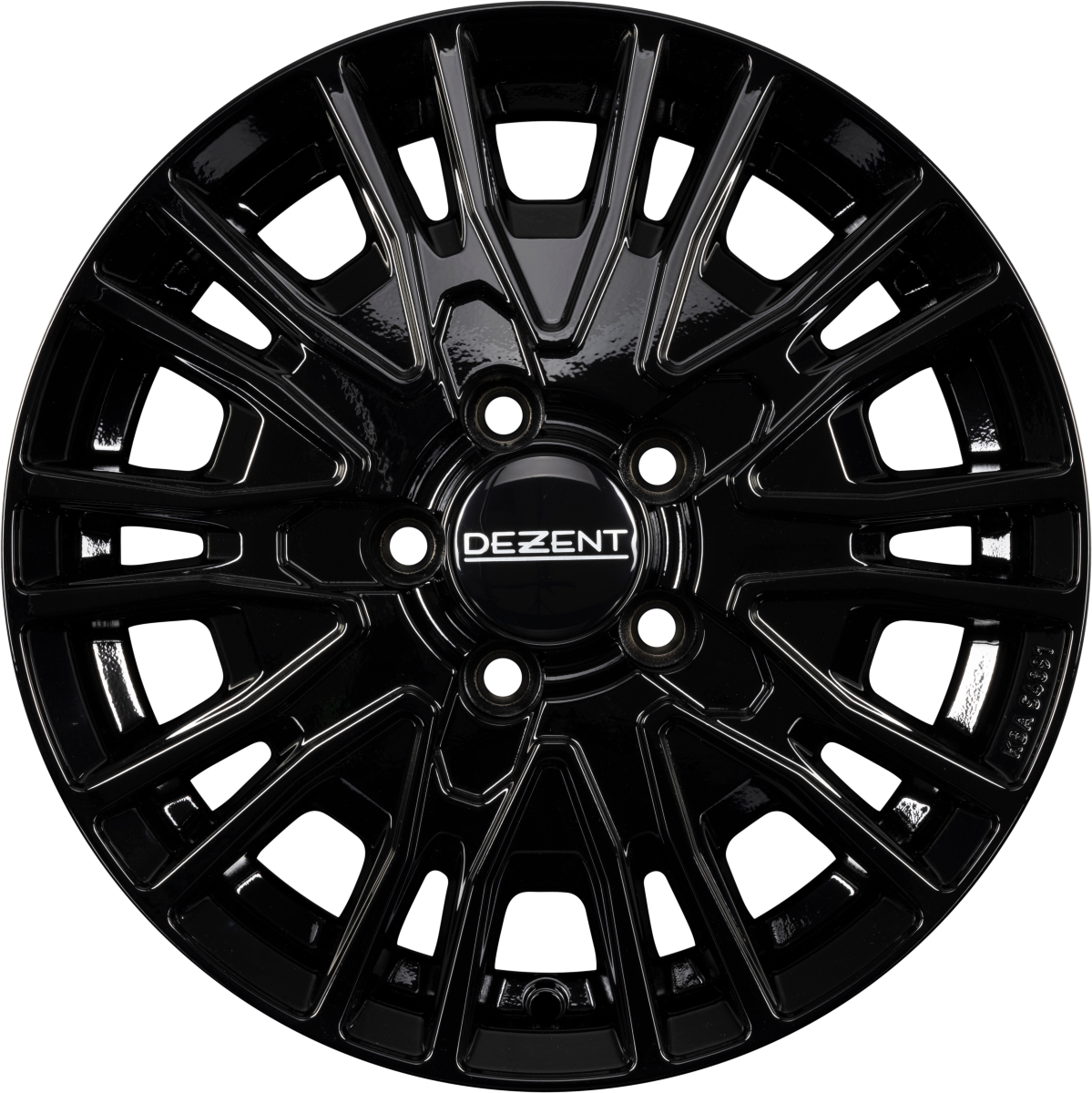 Dezent KE BLACK - Schwarz Alufelge 6.5x16 Zoll ET48 LK 5x114.3 ML66.1