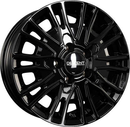 Dezent KE BLACK - Schwarz Alufelge 6.5x16 Zoll ET48 LK 5x114.3 ML66.1 – Bild 2