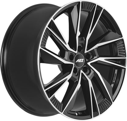 AEZ Havanna black/polished 8x19 ET37 - LK5/120 ML72.6