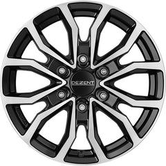 Dezent KC black/polished Alufelge 8.5x20 Zoll ET52 LK 6x139.7 ML93.1