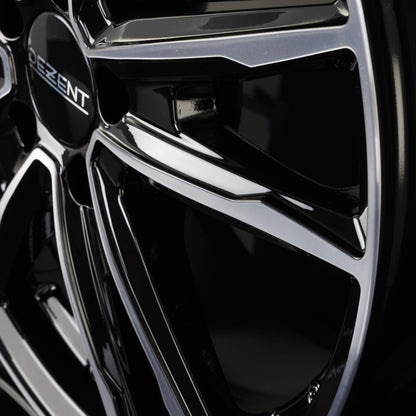 Dezent KF DARK - Schwarz Frontpoliert Alufelge 6x16 Zoll ET45 LK 5x100 ML57.1 – Bild 5