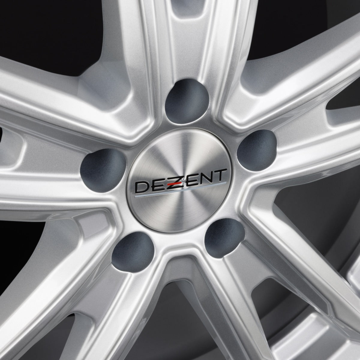Dezent KF SILVER - Silber Alufelge 7x19 Zoll ET47.5 LK 5x108 ML63.4 – Bild 3