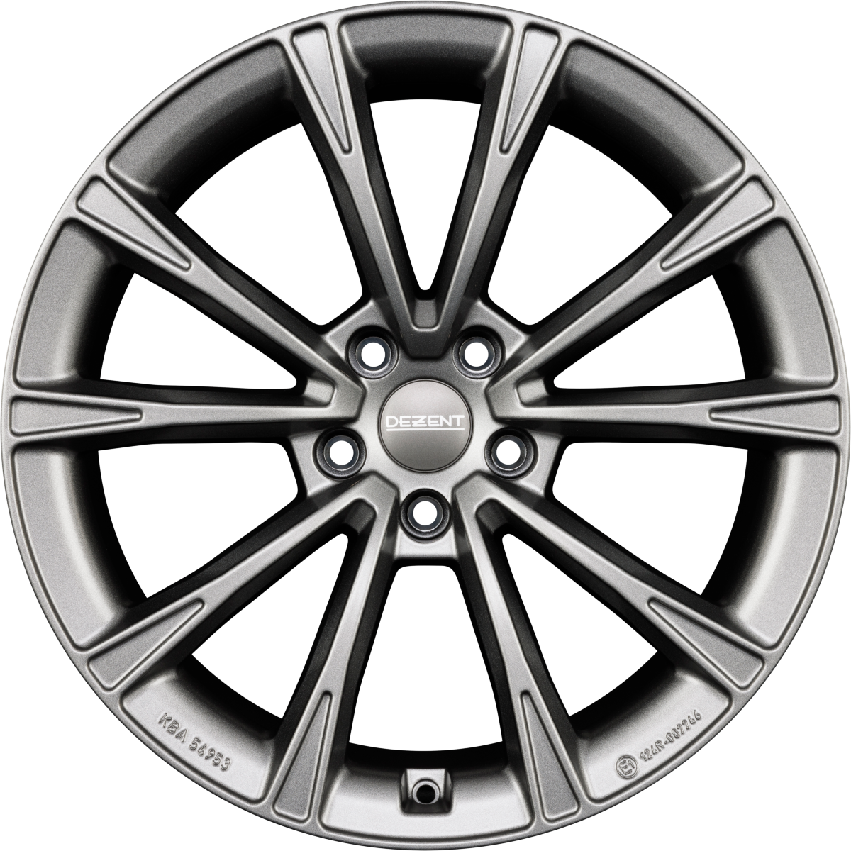 Dezent AR GRAPHITE - Graphite Matt Alufelge 9.5x19 Zoll ET45 LK 5x114.3 ML64.1