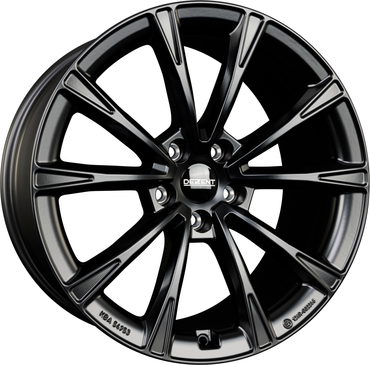Dezent AR BLACK MATT - Schwarz Matt Alufelge 9x20 Zoll ET34 LK 5x114.3 ML64.1 – Bild 2