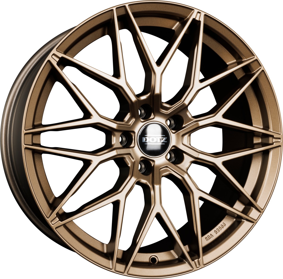 Dotz Suzuka BRONZE - Bronze Matt Alufelge 8x18 Zoll ET48 LK 5x112 ML70.1 – Bild 2