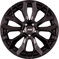 AEZ Leipzig BLACK - Schwarz Glänzend Alufelge 9.5x22 Zoll ET42 LK 5x112 ML66.6