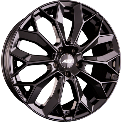 AEZ Leipzig BLACK - Schwarz Glänzend Alufelge 9.5x22 Zoll ET42 LK 5x112 ML66.6 – Bild 2
