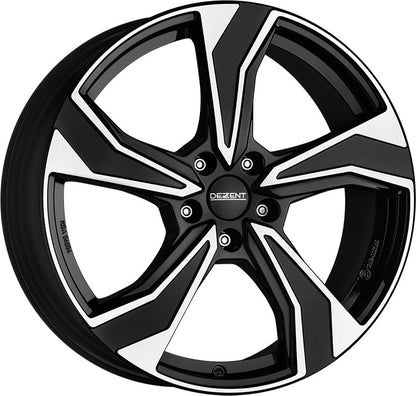 Dezent KB black/polished 6.5x17 ET45 - LK5/114.3 ML60.1