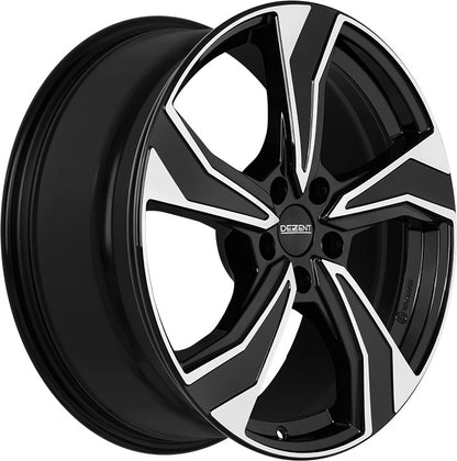 Dezent KB black/polished 6.5x17 ET45 - LK5/114.3 ML60.1 – Bild 3