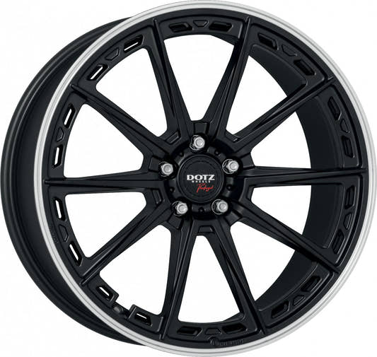 Dotz Sonoma black matt/polished lip 8x19 ET45 - LK5/120 ML72.6