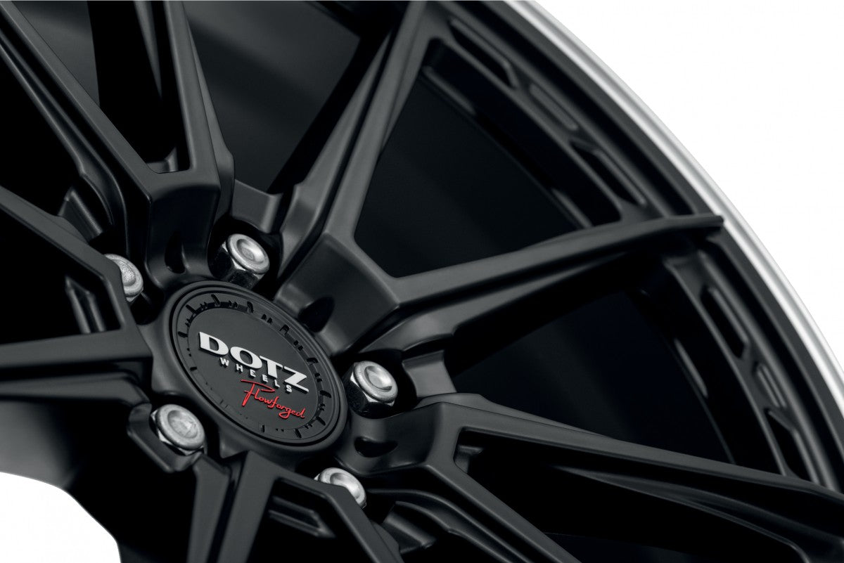Dotz Sonoma black matt/polished lip 8.5x19 ET38 - LK5/112 ML57.1 – Bild 4